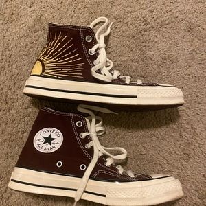 Brown Hightop Converse